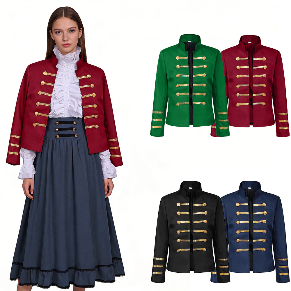 Jackets - سترة نسائية بتصميم مزدوج الأزرار على