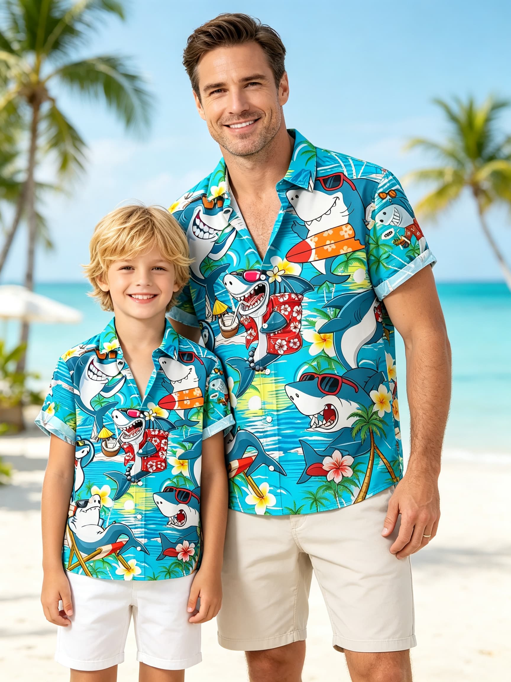Vintage Hawaiian Floral Shirt - قميص هاواي بأكمام قصيرة بنقشة زهور