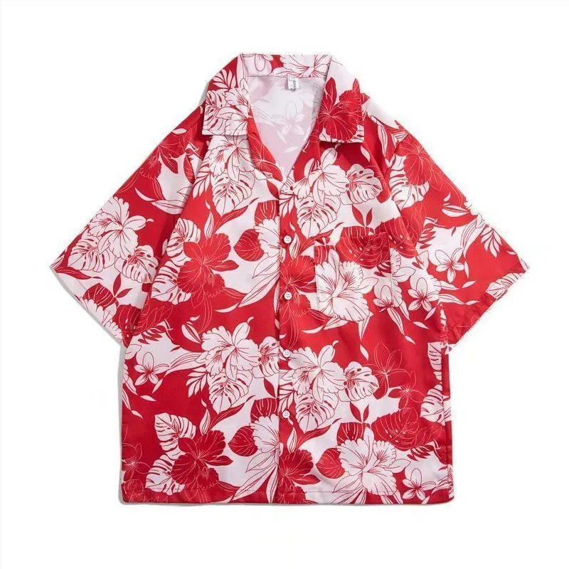 قميص زهرة عتيق بأكمام قصيرة عل - مراجعة Vintage Hawaiian Floral Shirt وسعره