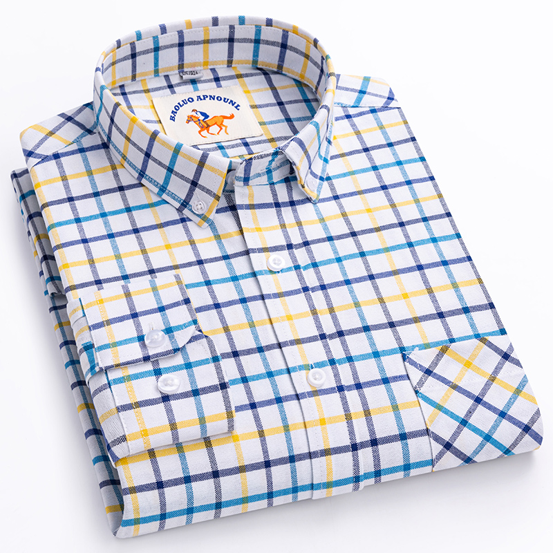 قميص جديد بمقاس كبير 5xl بأكما - مراجعة Oxford Cotton Casual Shirt Business وسعره