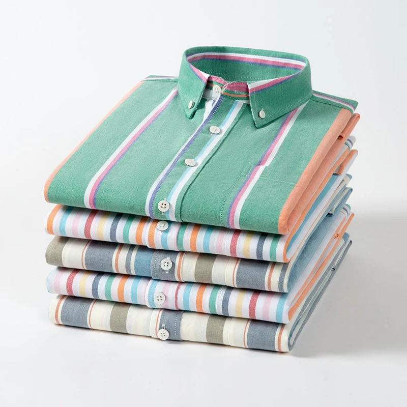 2025 100% قمصان أكسفورد القطني - مراجعة Oxford Cotton Casual Shirt Business وسعره