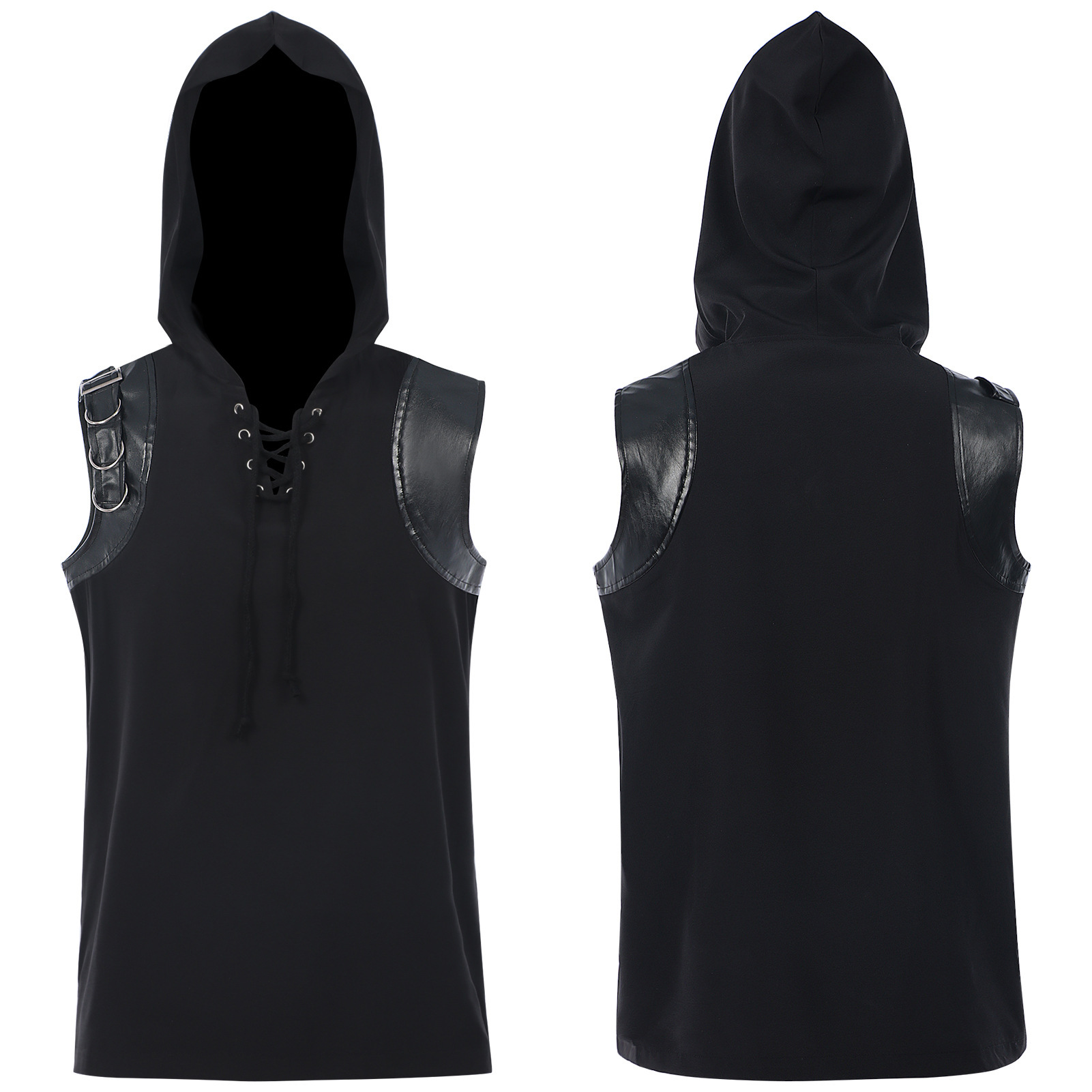 قمصان رجالية مستوحاة من عصر ال - مراجعة Medieval Gothic Lace Up Pirate Shirt وسعره
