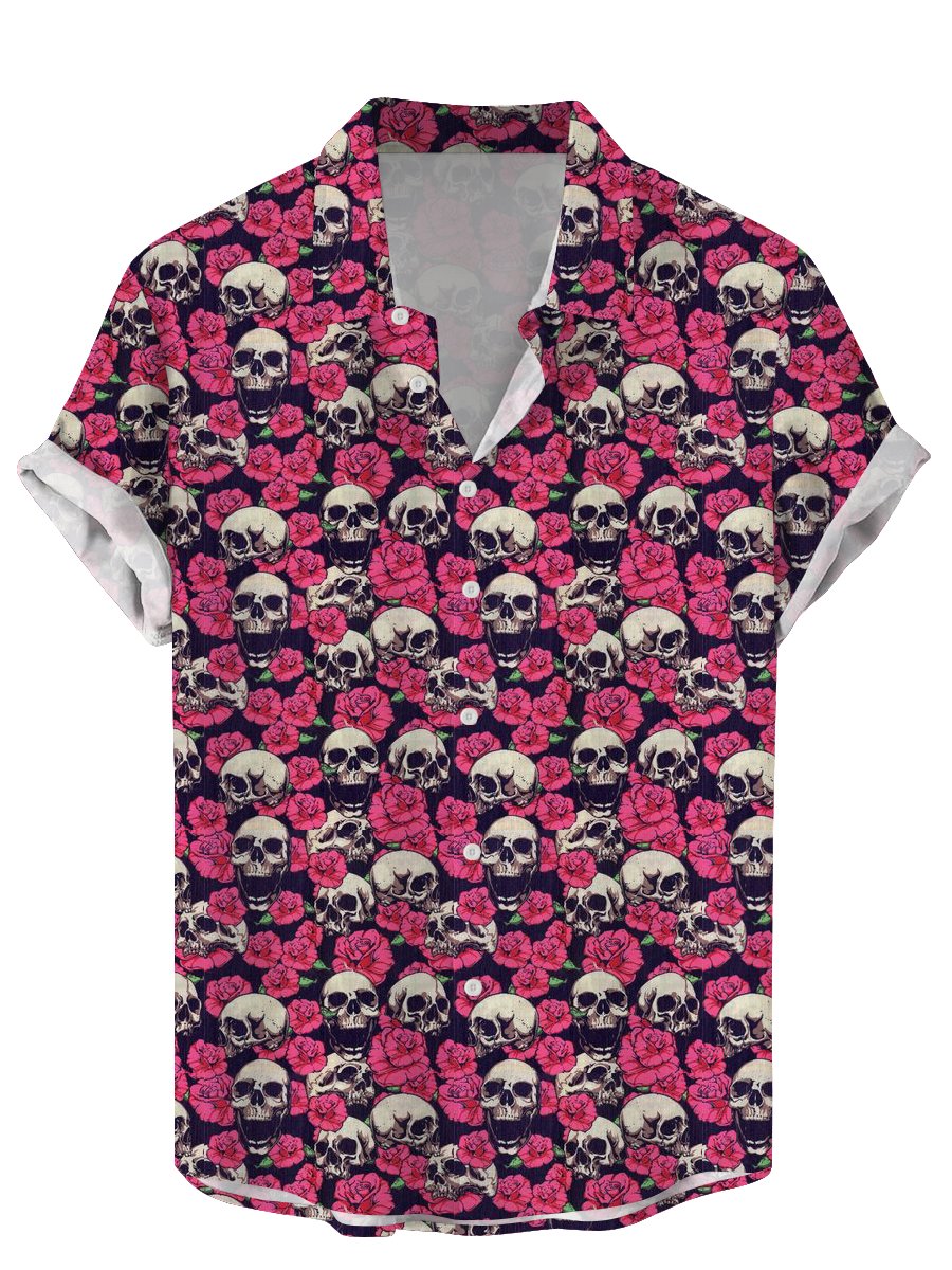 قميص هاواي للرجال بأكمام قصيرة - مراجعة Vintage Hawaiian Floral Shirt وسعره