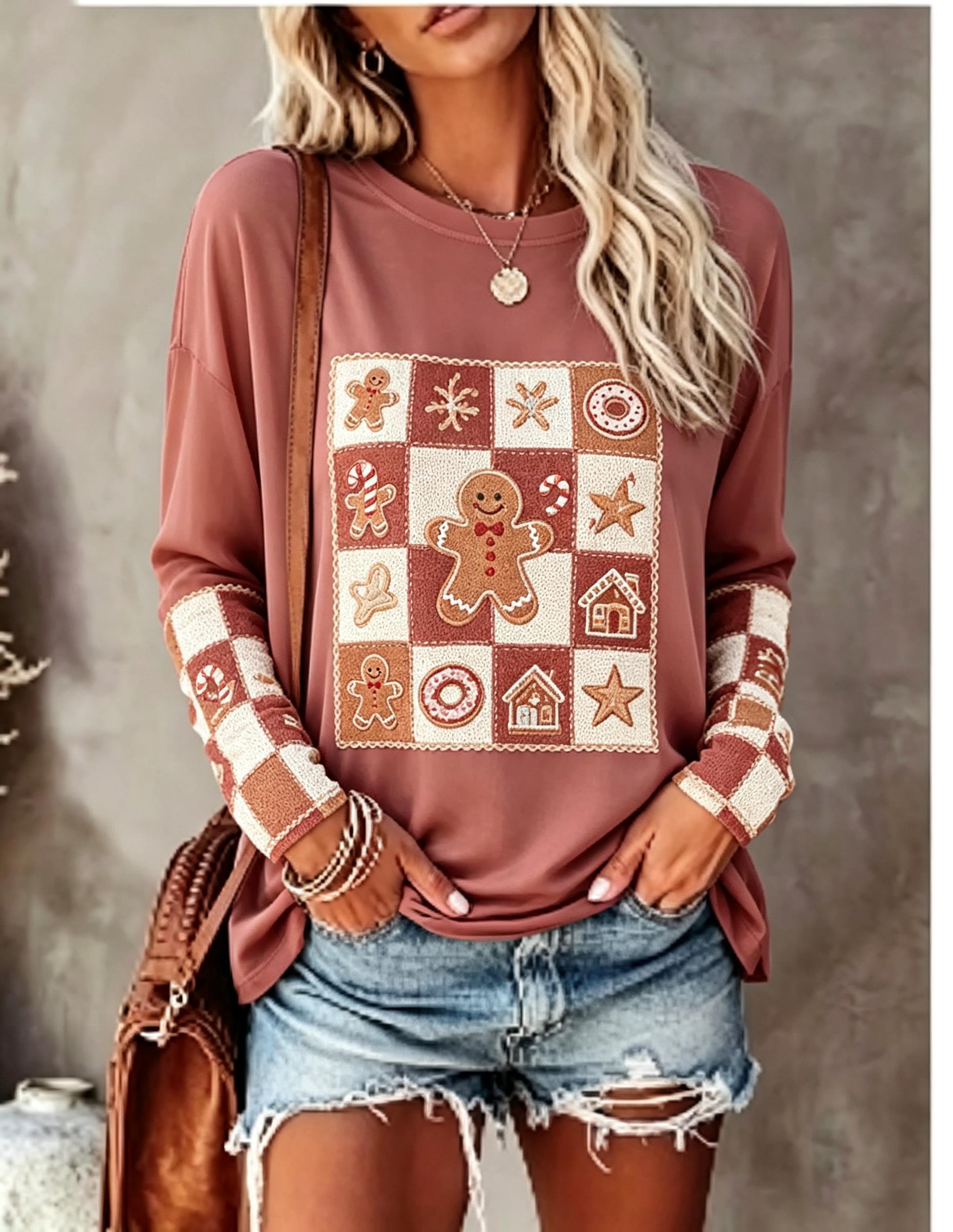 تيشيرت نسائي بأكمام طويلة، بتص - مراجعة T-Shirts وسعره