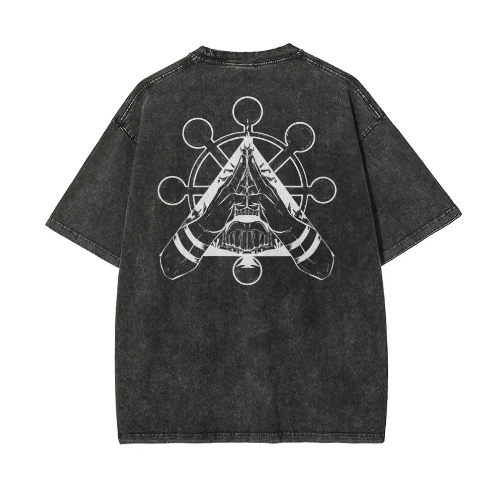 تي شيرت رجالي جوجوتسو كايسن سو - مراجعة Acid Wash Vintage Graphic T Shirt وسعره
