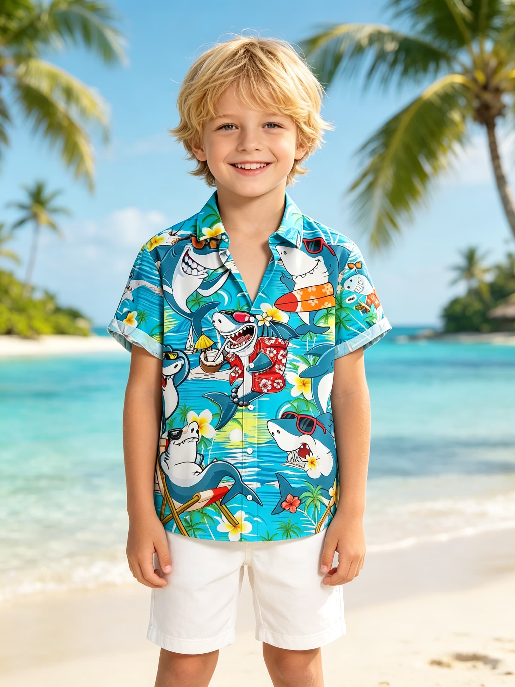 قميص هاواي بأكمام قصيرة بنقشة  - مراجعة Vintage Hawaiian Floral Shirt وسعره